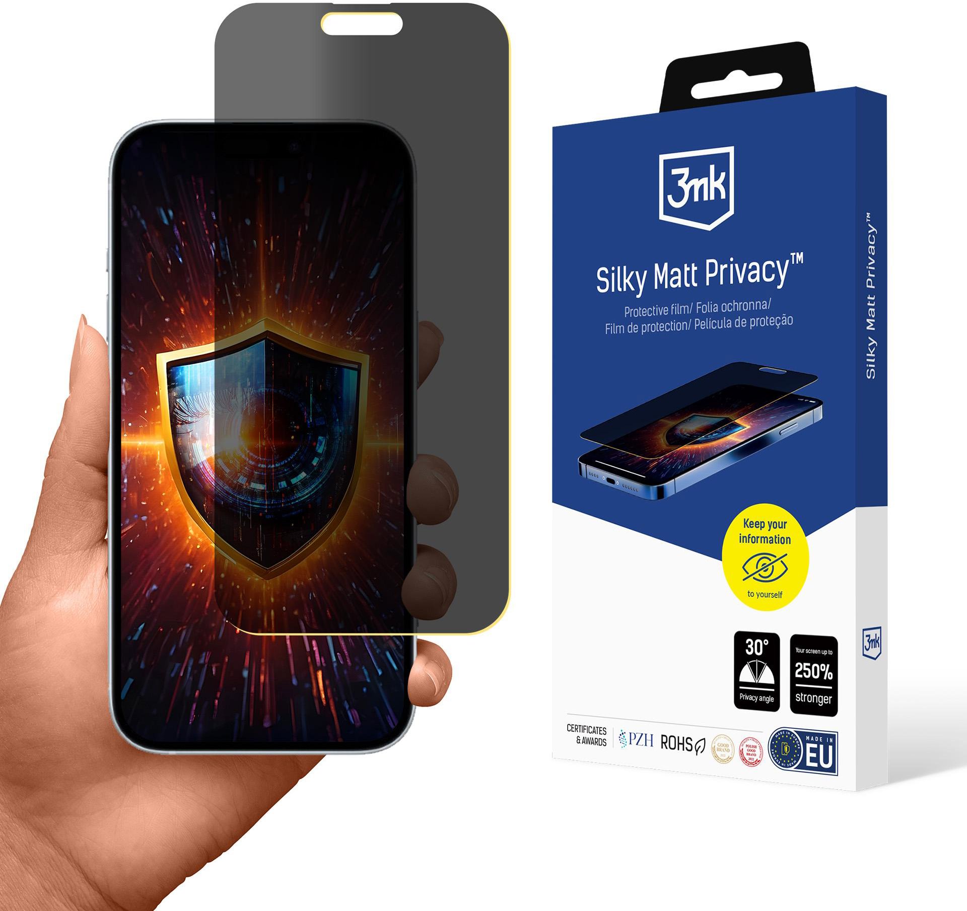 3MK Silky Matt Privacy na Apple iPhone 17