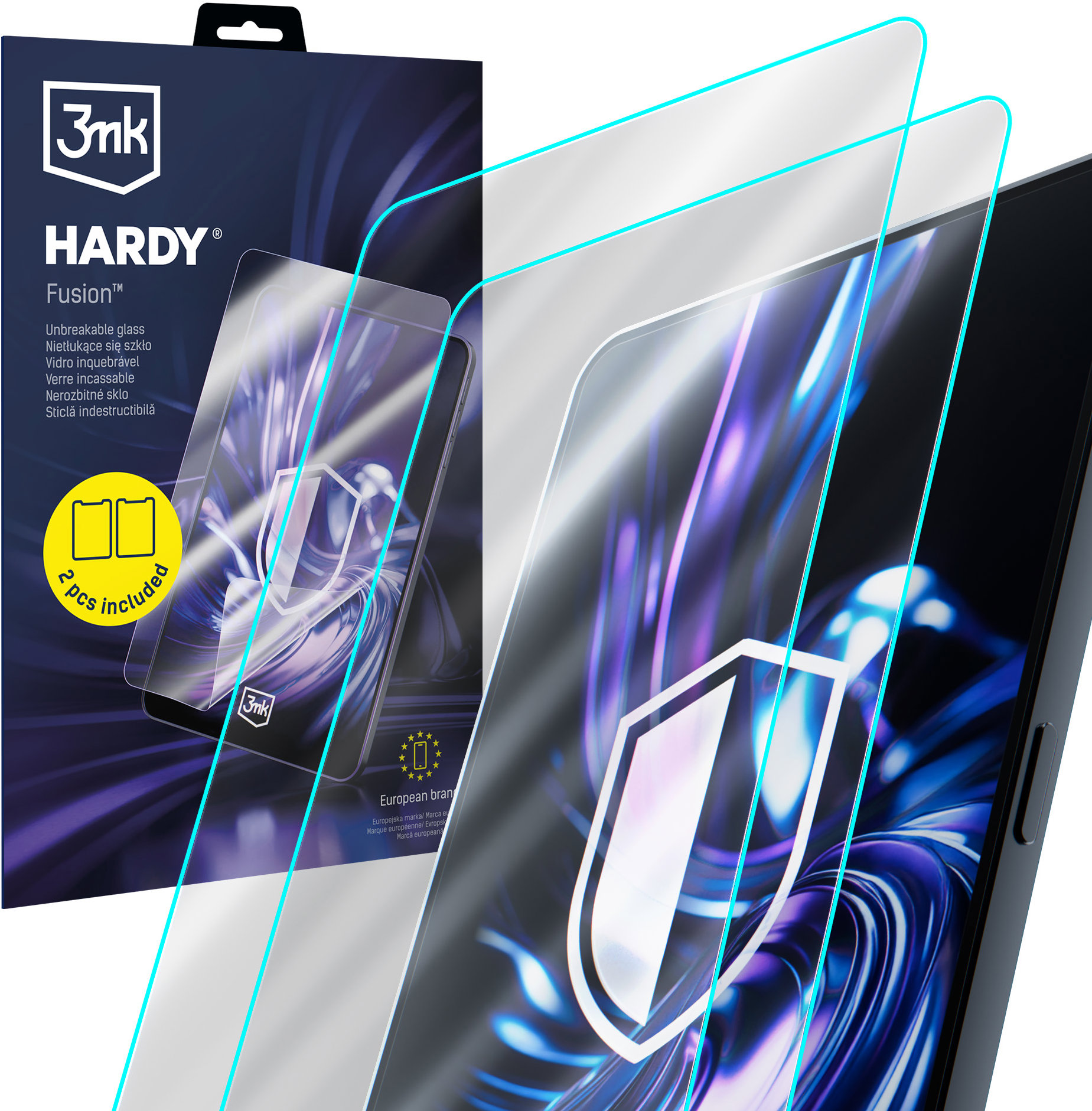 3MK hybridné sklo HARDY Fusion pre Samsung Galaxy Tab A11+ (2 ks)