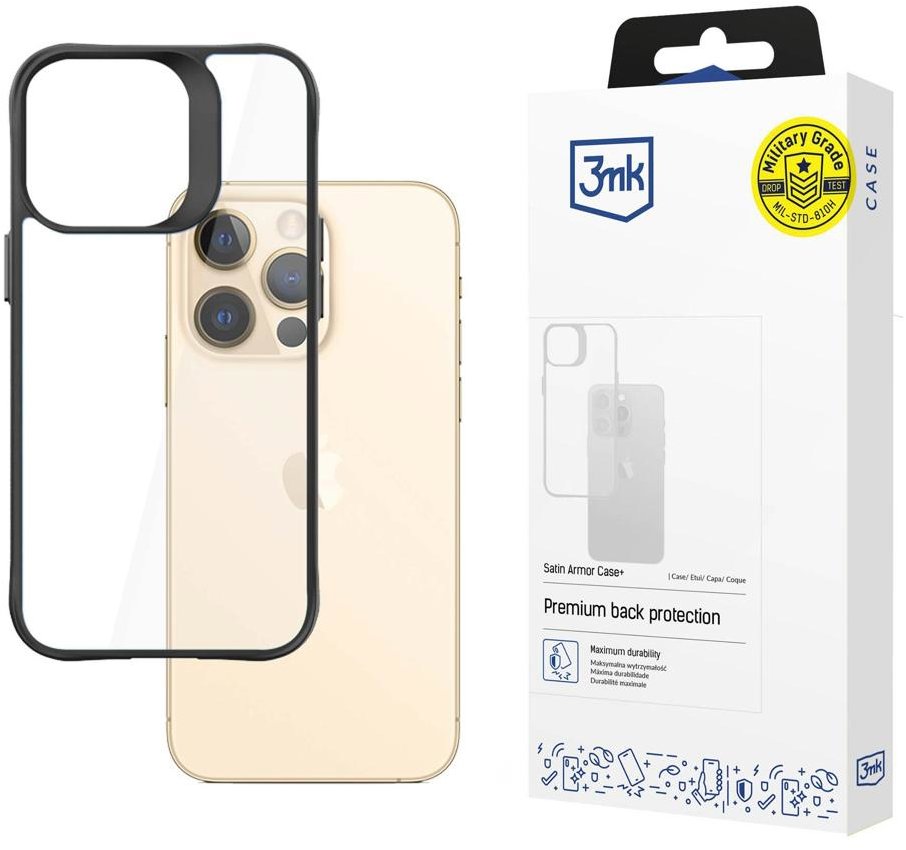 3MK Satin Armor Case+ na Apple iPhone 13 Pro Max