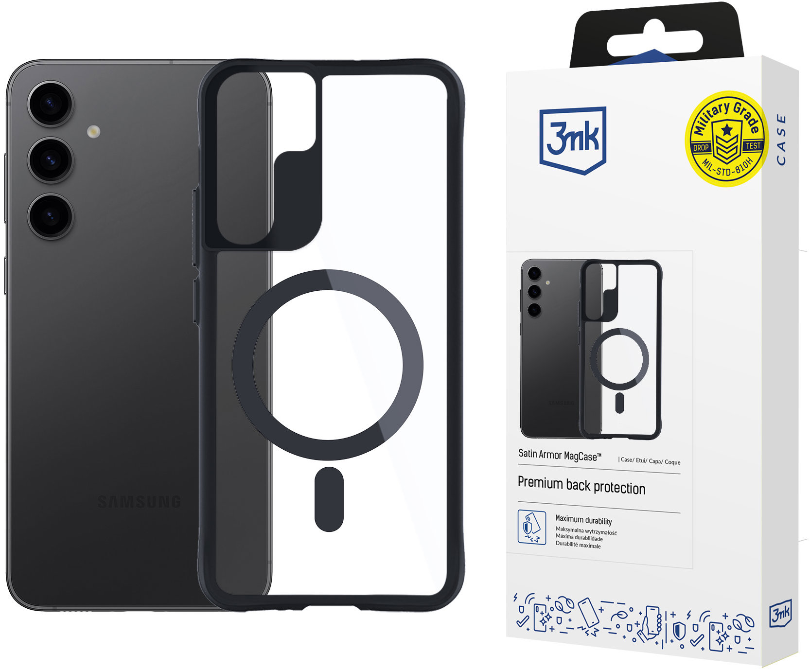 3MK Satin Armor MagCase pre Samsung Galaxy S24+