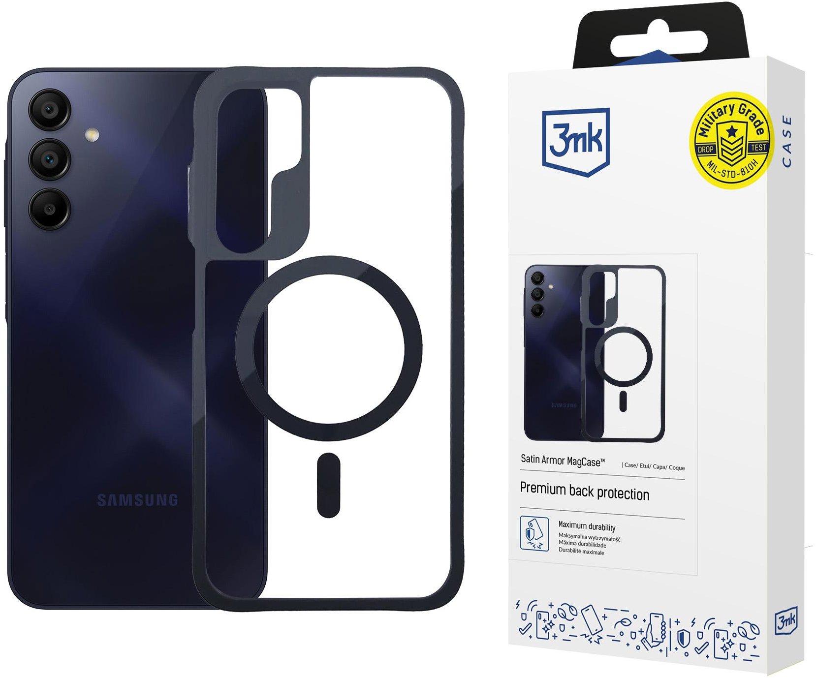 3MK Satin Armor MagCase pre Samsung Galaxy A15 5G
