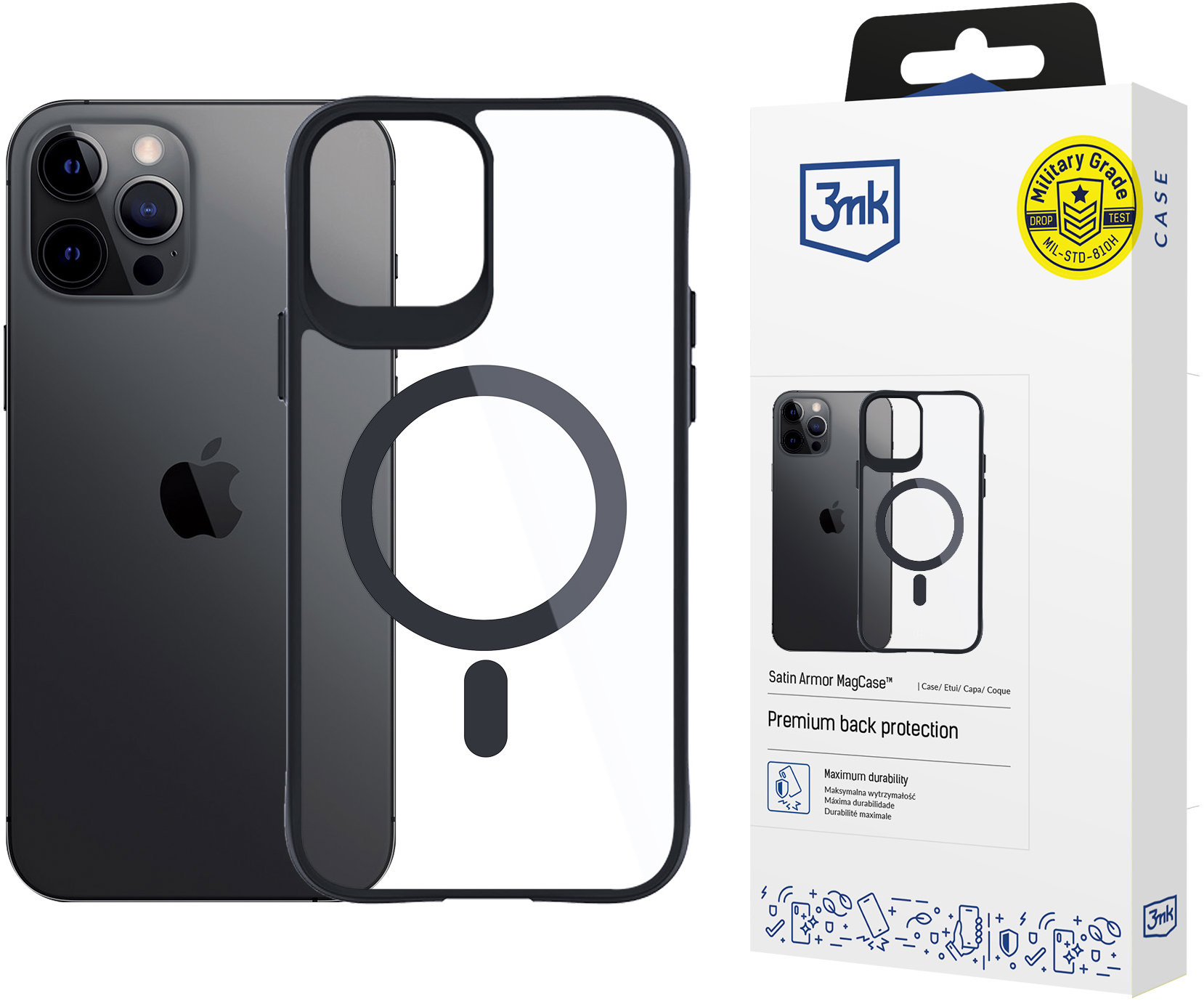 3MK Satin Armor MagCase pre iPhone 12 Pro Max