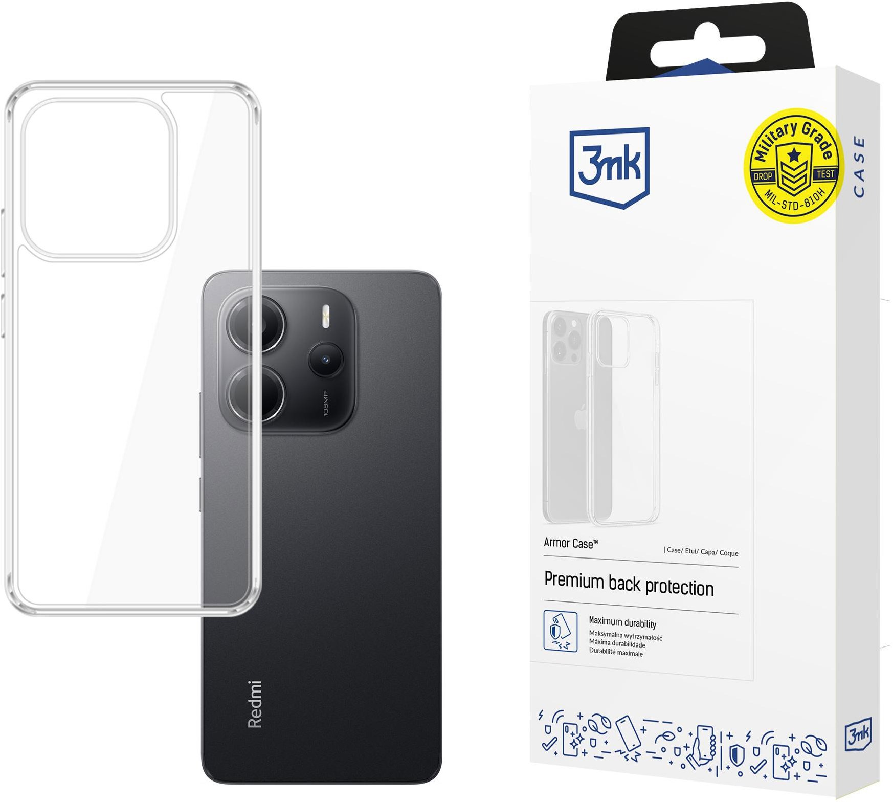 3MK Armor Case pre Redmi Note 14 4G