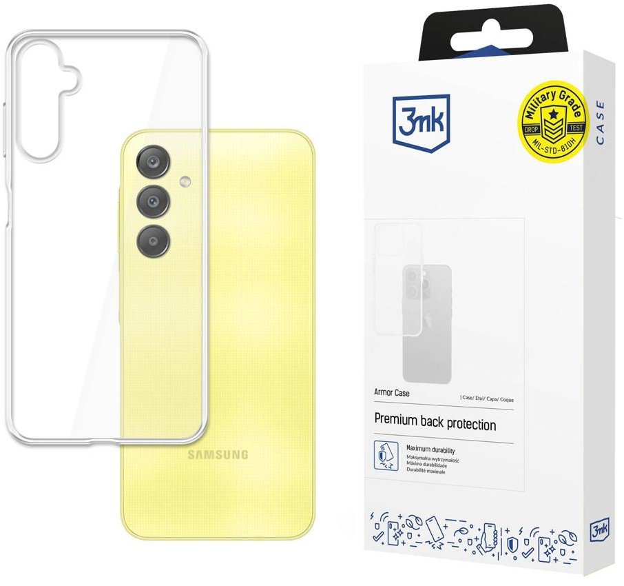 3MK Armor case pre Samsung Galaxy A25 5G (SM-A256) číry/AS