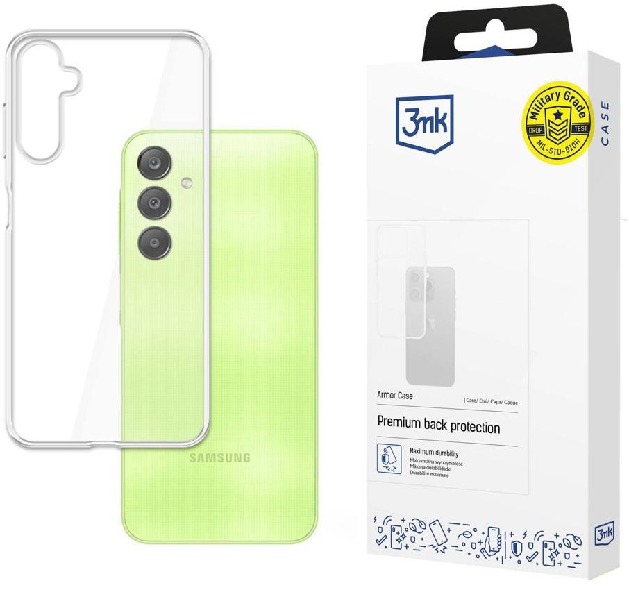 3MK Armor case pre Samsung Galaxy A15 5G (SM-A156) číry/AS