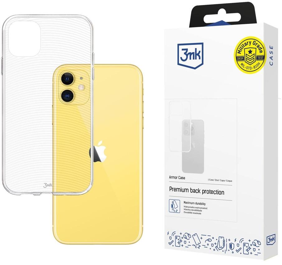 3MK Armor case pre Apple iPhone 11, číry