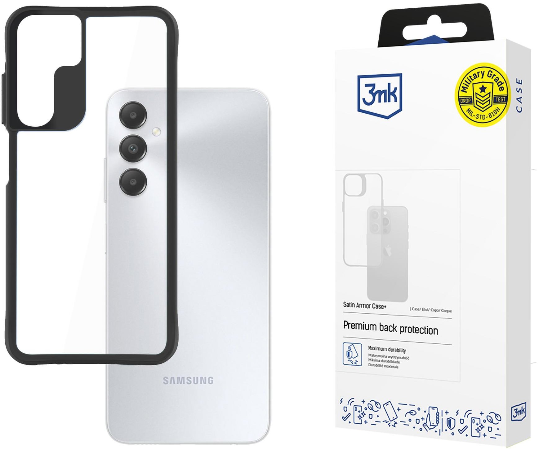 3MK Satin Armor Case+ na Samsung Galaxy A15 5G (SM-A156)