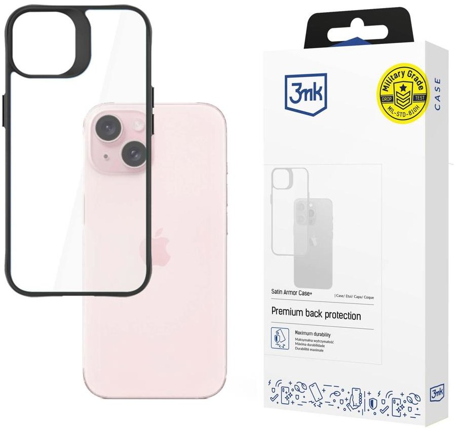 3MK Satin Armor Case+ na Apple iPhone 15 Plus