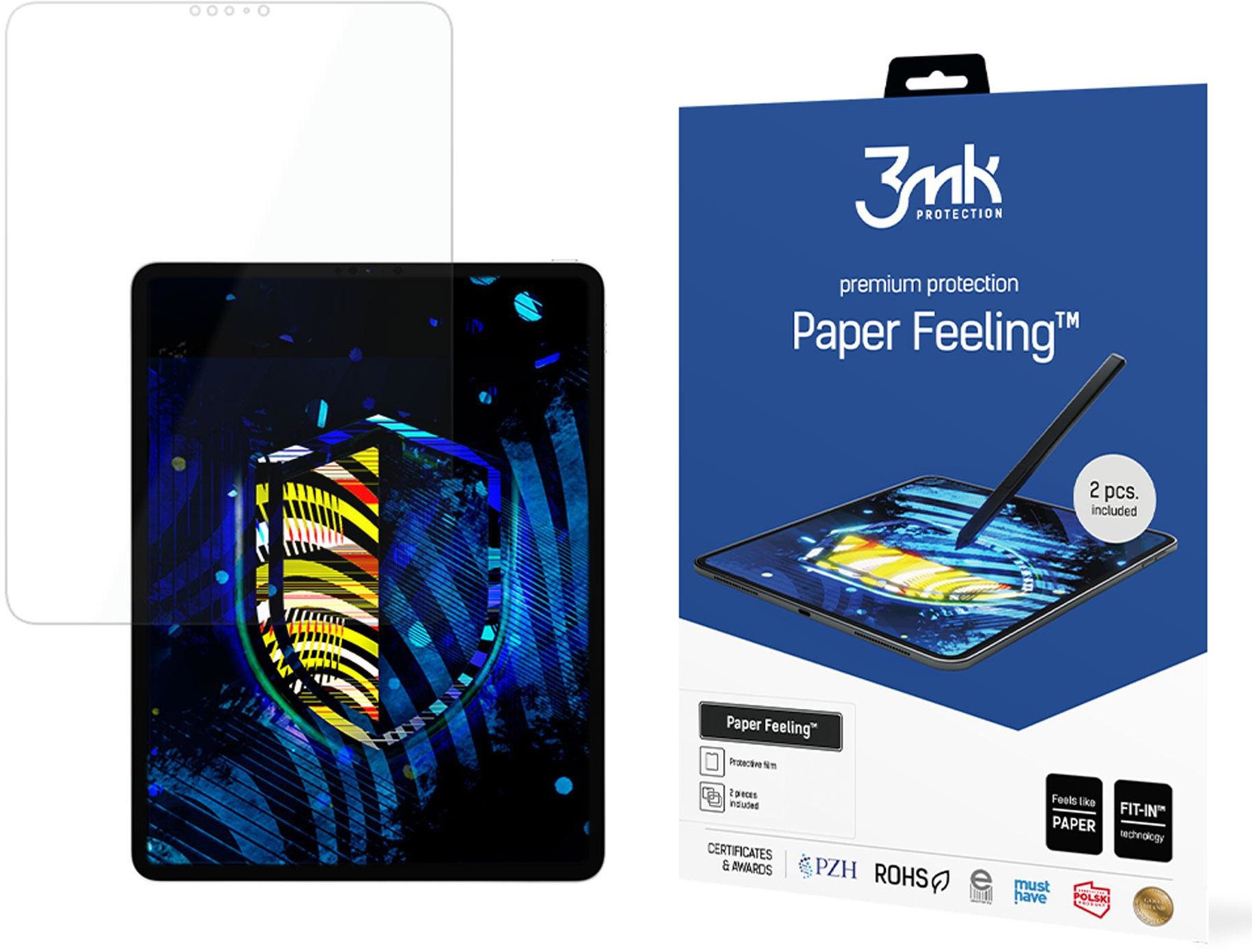 3MK Paper Feeling pre Apple iPad Pro 12,9" 5. gen. 2021 (2 ks)