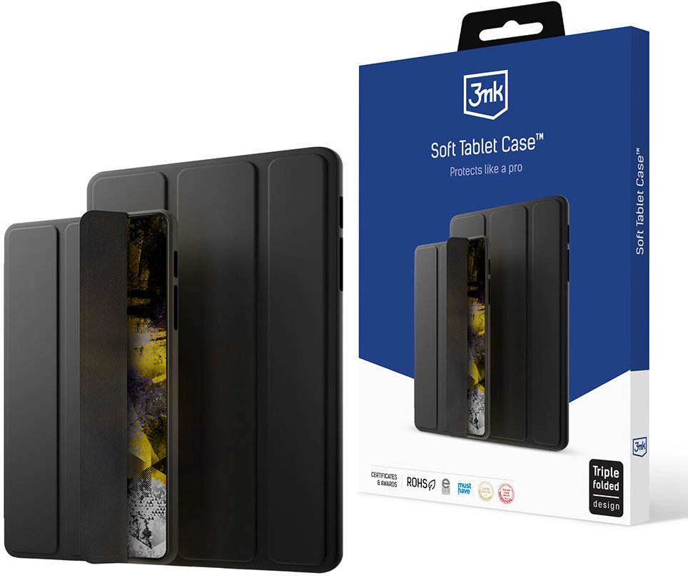 3MK Soft Tablet Case na Samsung Galaxy Tab S9/S10/S10 Lite, čierne