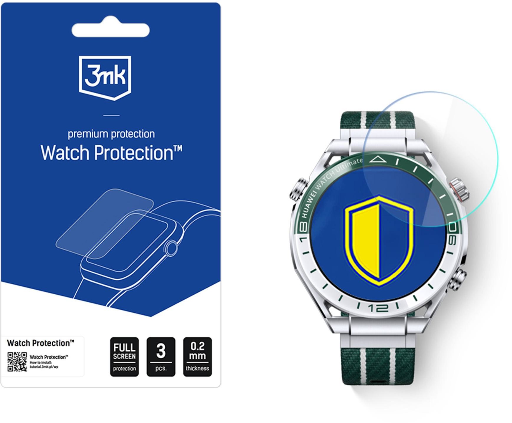3MK Watch Protection FlexibleGlass pre Huawei Watch Ultimate 2