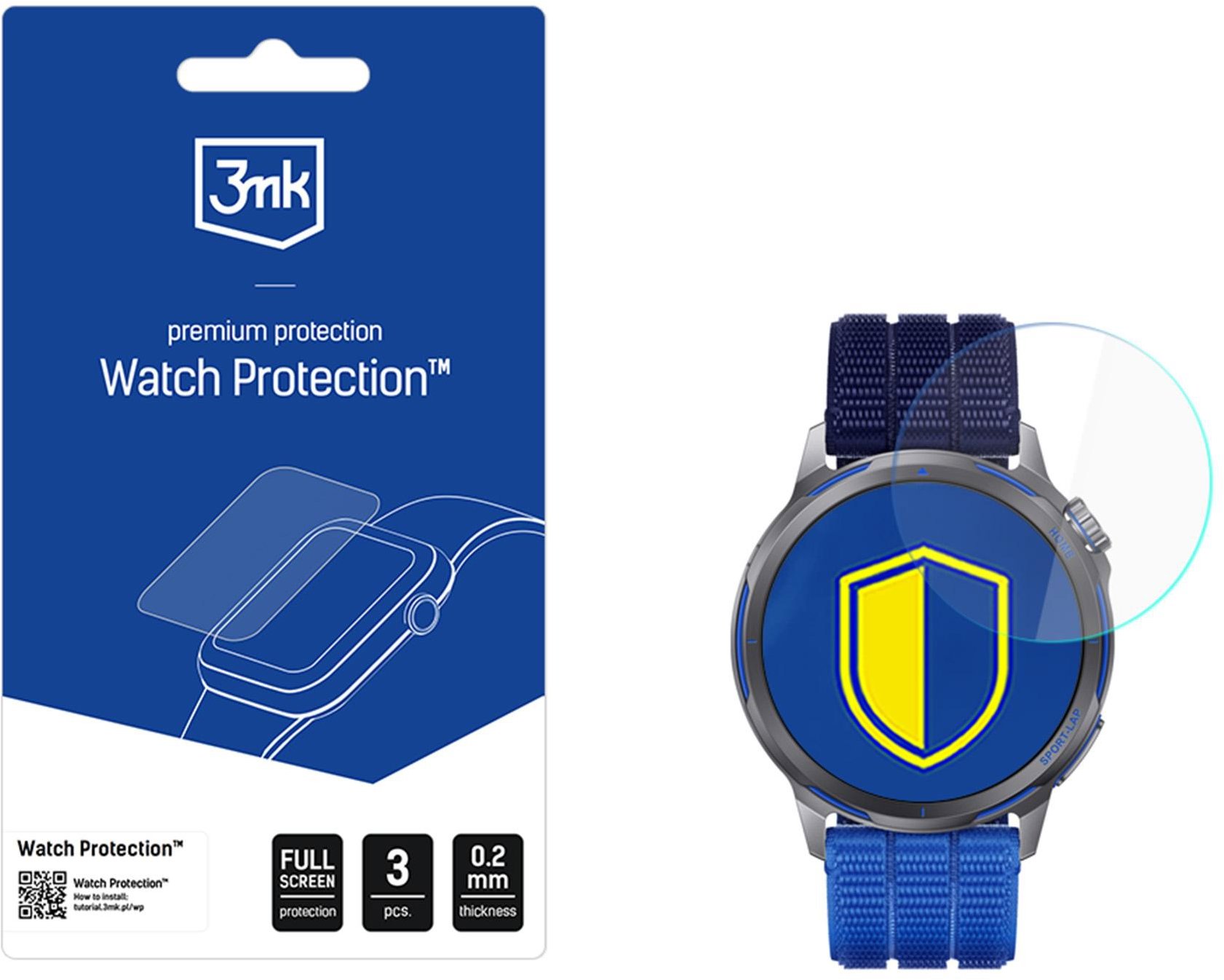 3MK Watch Protection FlexibleGlass Huawei WATCH GT Runner 2