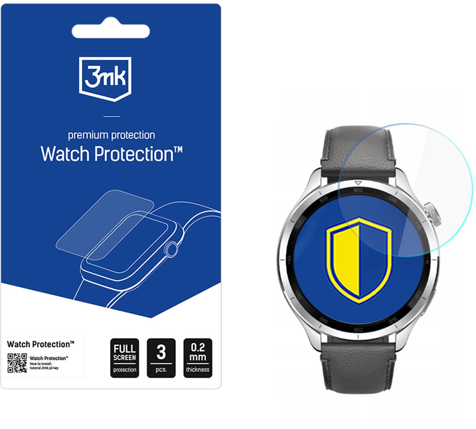 3MK hybridné sklo Watch Protection FlexibleGlass na Xiaomi Watch S4