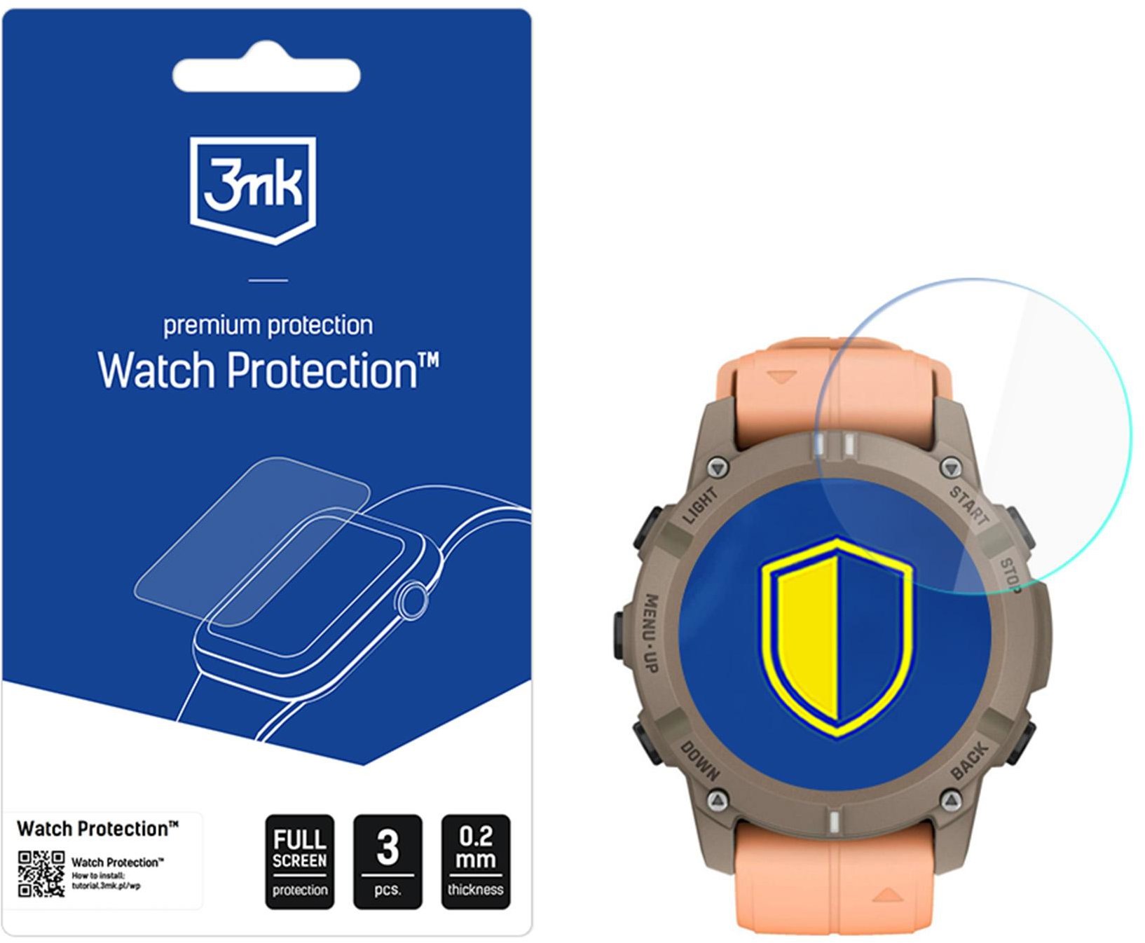 3MK Watch Protection FlexibleGlass na Garmin Descent G2