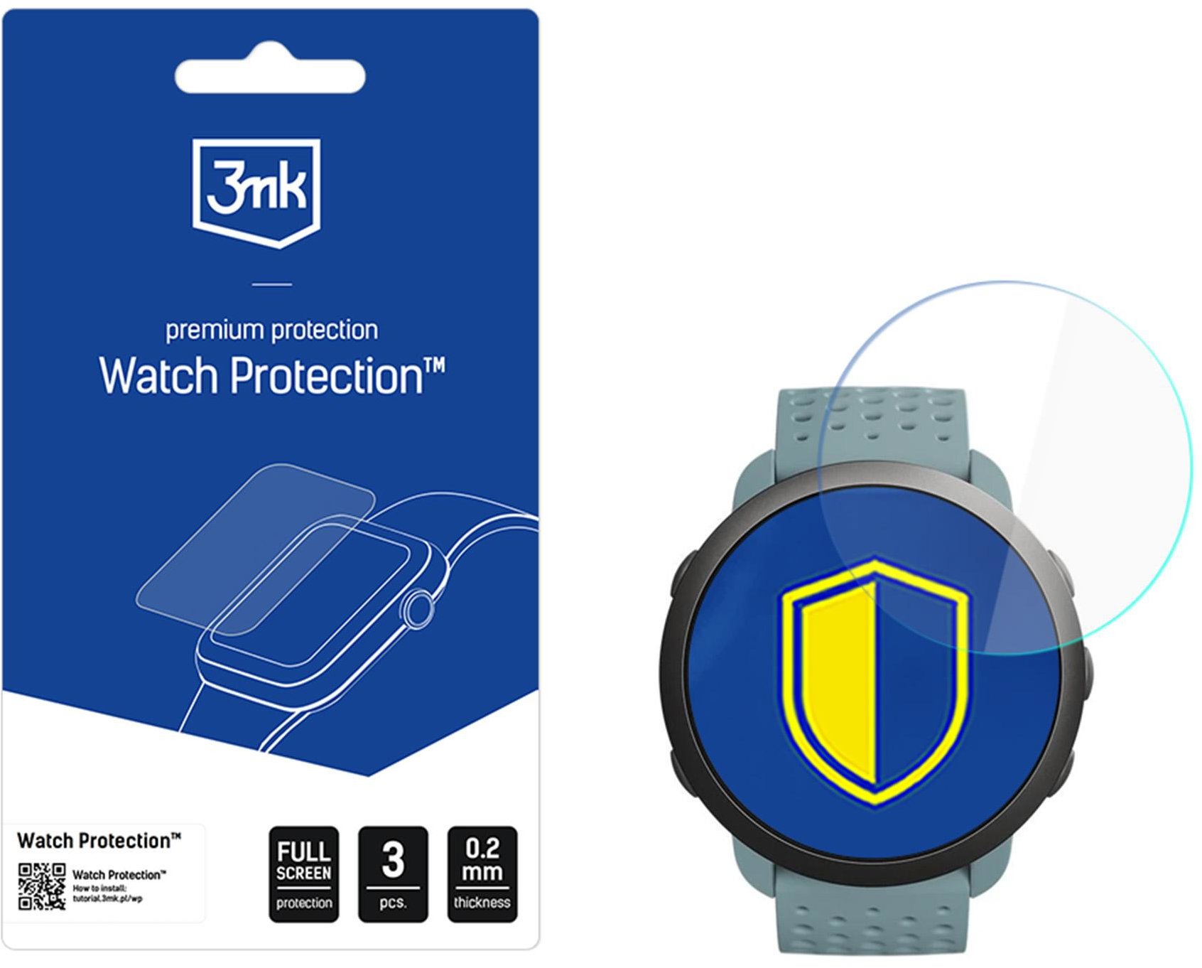 3MK Watch Protection FlexibleGlass na Suunto 3