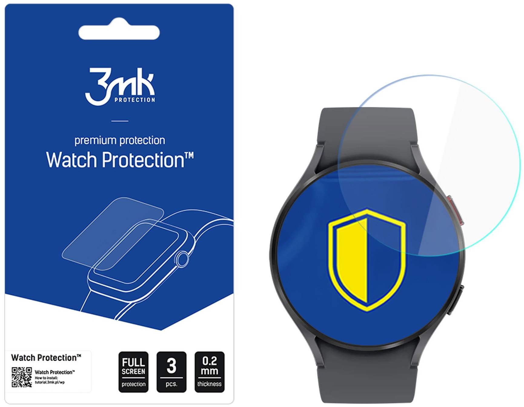 3mk Watch Protection FlexibleGlass na Samsung Galaxy Watch FE 44 mm