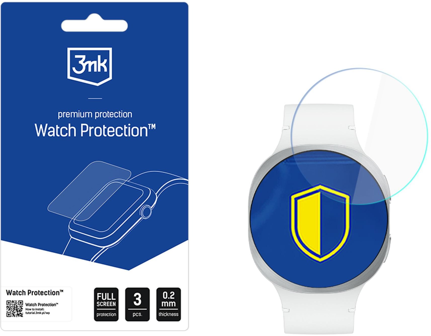 3MK Watch Protection FlexibleGlass na Samsung Galaxy Watch 8 40 mm
