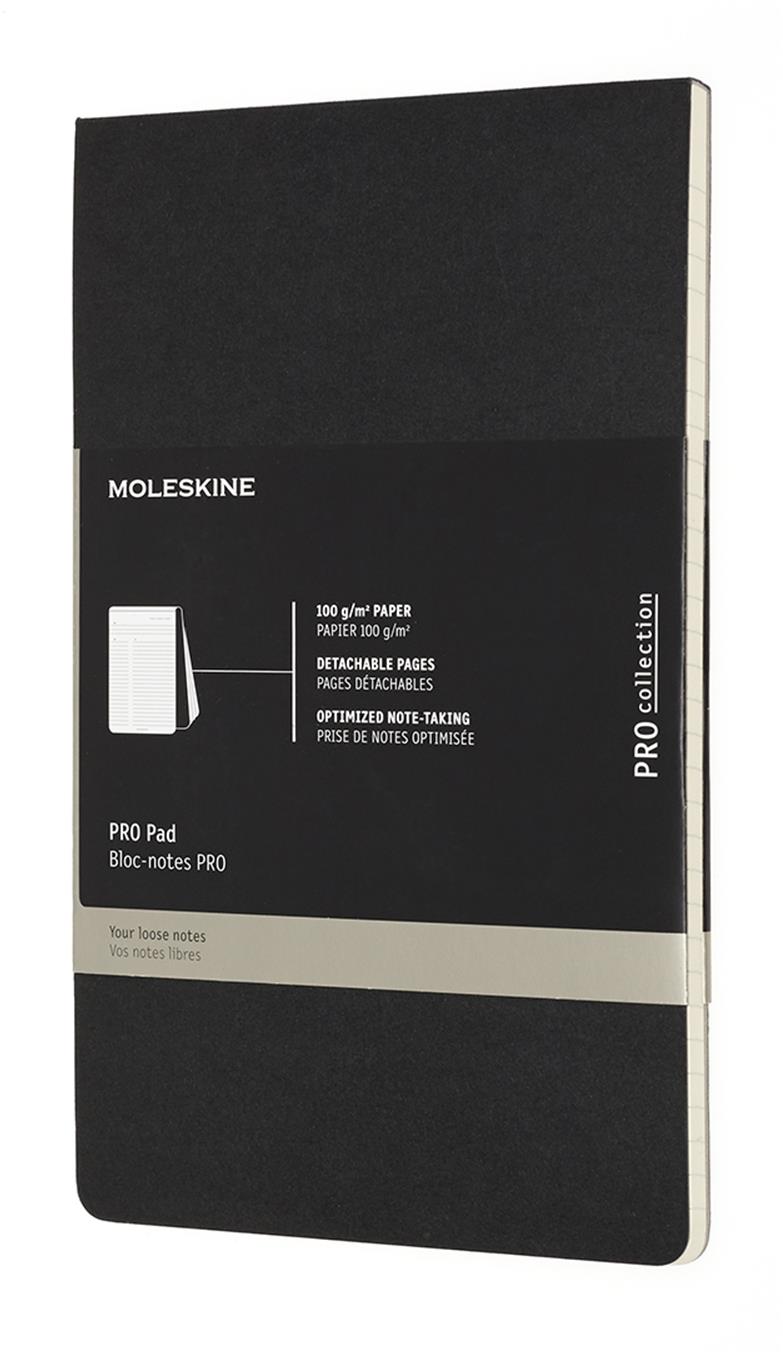 MOLESKINE Professional L, linkovaný, čierny