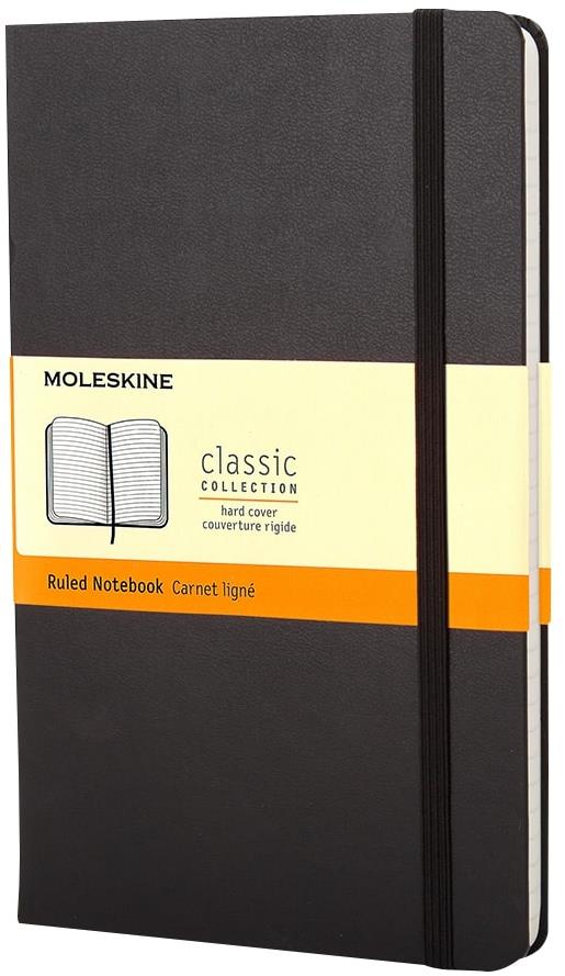 MOLESKINE S, tvrdé dosky, linkovaný, čierny