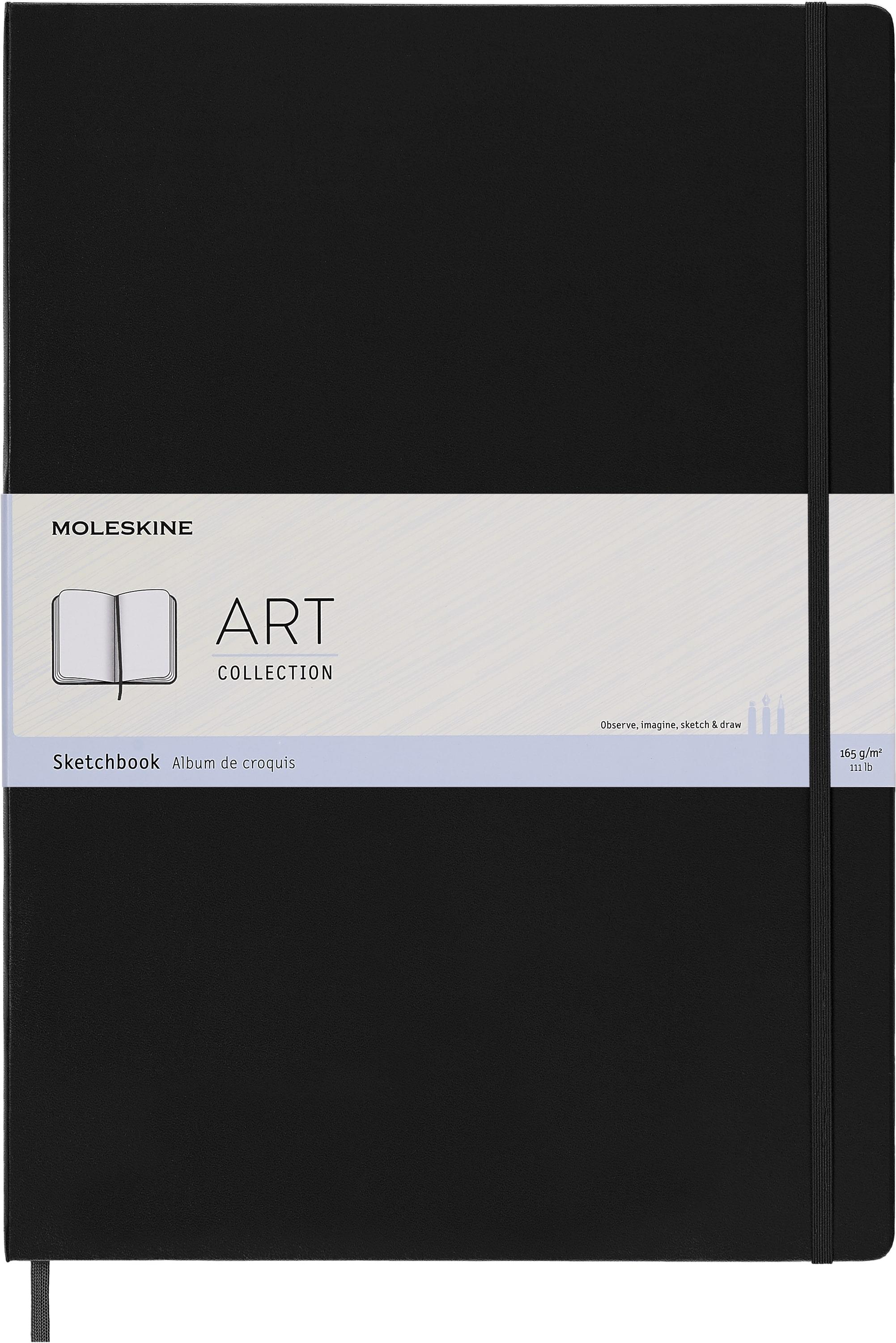 MOLESKINE A3 skicár, tvrdé dosky, čierny
