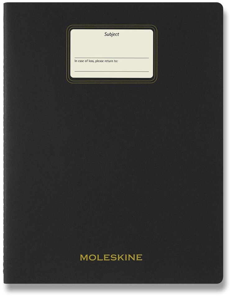 MOLESKINE Študent XXL, čistý, čierny