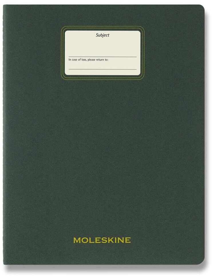 MOLESKINE Študent XXL, čistý, zelený