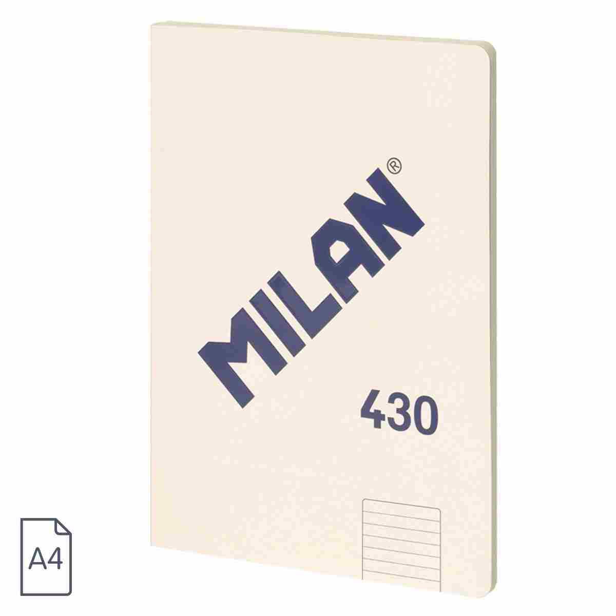 MILAN lepený A4 s linajkovým papierom, béžový
