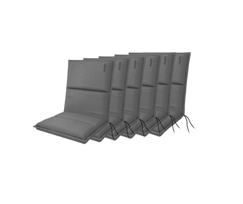 Doppler CITY 4419 nízke, súprava 6 ks, podušky na kreslá a stoličky
