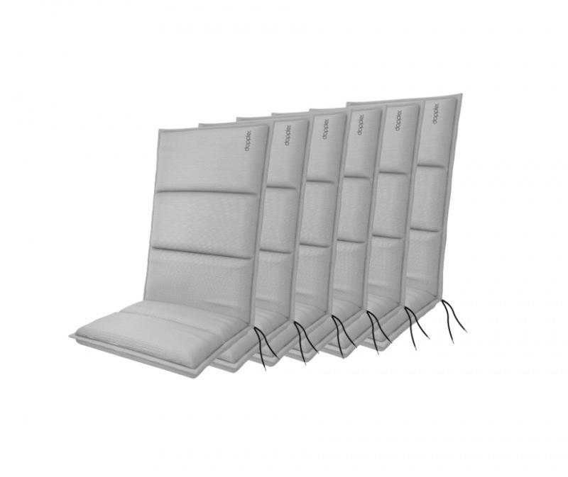 Doppler CITY 4418 vysoké, súprava 6 ks, podušky na kreslá a stoličky