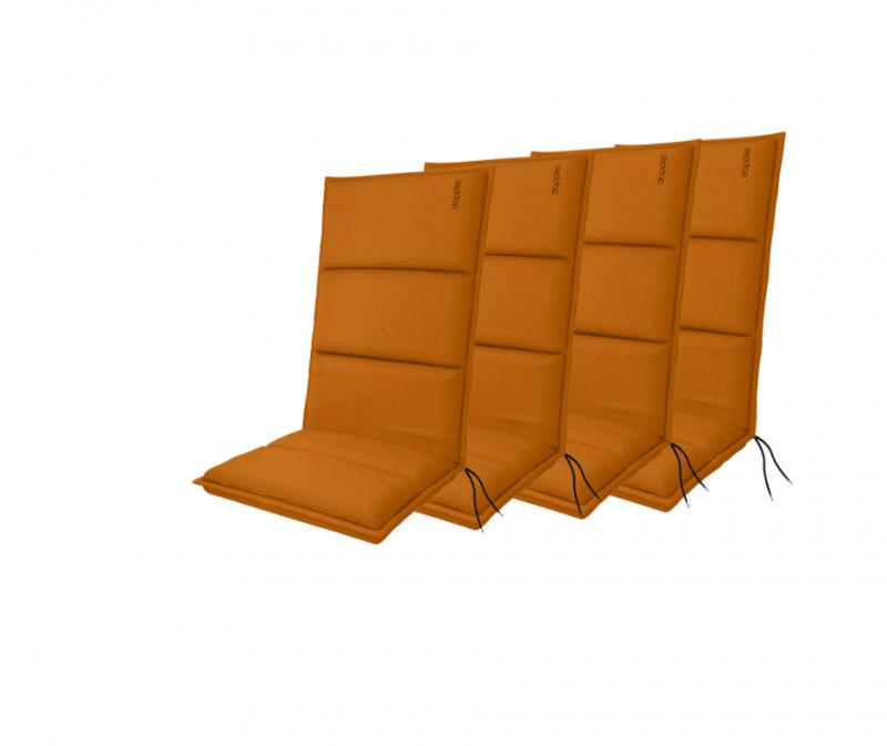 Doppler CITY 4411 vysoké, súprava 4 ks, podušky na kreslá a stoličky