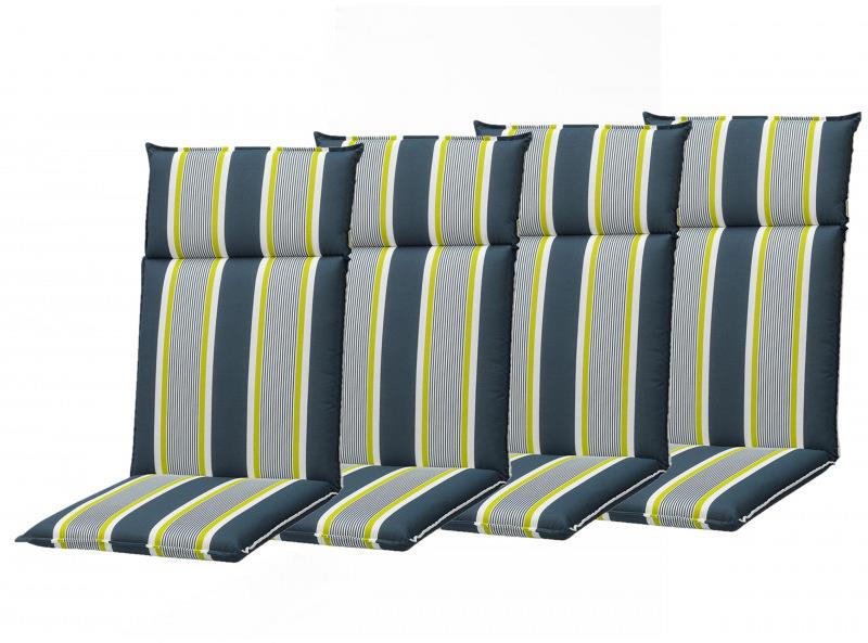 Doppler SPIRIT 2091 vysoký, súprava 4 ks, podušky na kreslá a stoličky