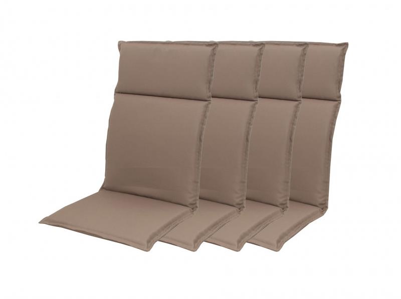 Doppler HIT UNI 7846 vysoký, súprava 4 ks, podušky na kreslá a stoličky