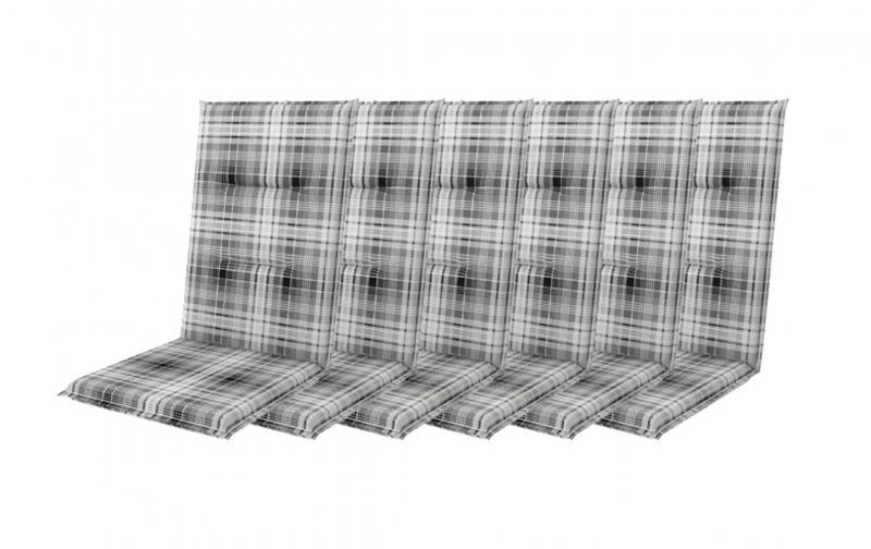 Doppler START 7104 vysoké, súprava 6 ks – podušky na kreslá a stoličky