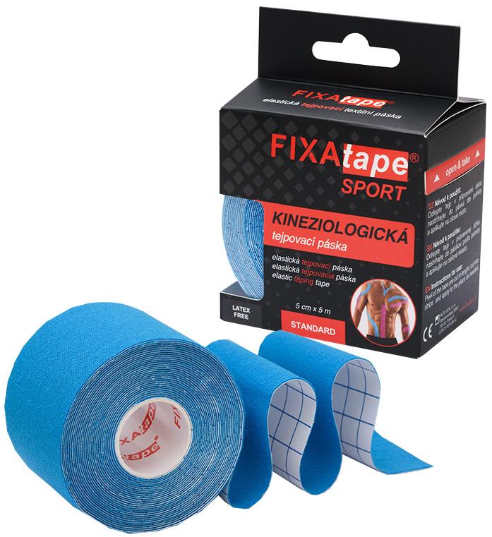 FIXAtape Kinesio Standard 5 cm × 5 m modrá 1 ks