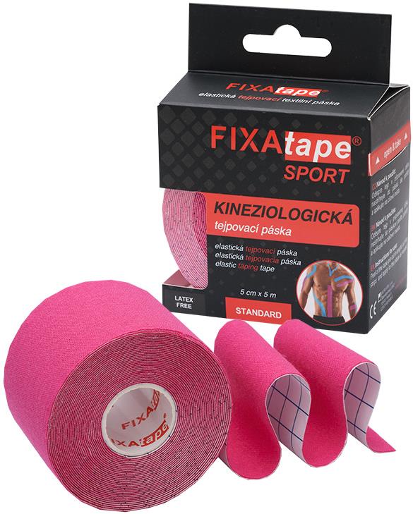 FIXAtape Kinesio Standard 5 cm × 5 m ružová 1 ks