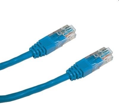 Datacom CAT5E UTP modrý 0,5 m