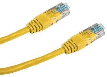 Datacom CAT5E UTP žltý 0,5 m
