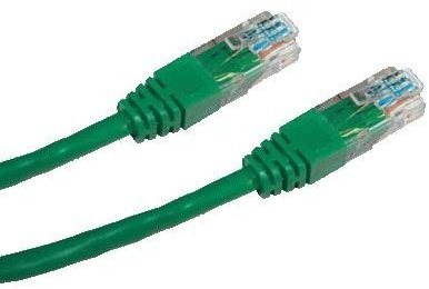 Datacom, CAT6, UTP, 0,5 m, zelený