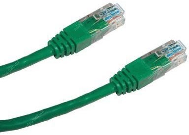 Datacom CAT5E UTP zelený 1 m