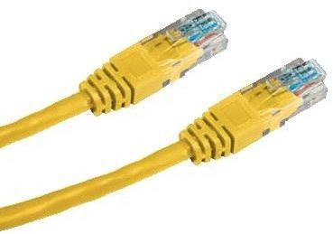 Datacom, CAT6, UTP, 1 m, žltý