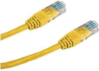 Datacom CAT5E UTP žltý 2 m