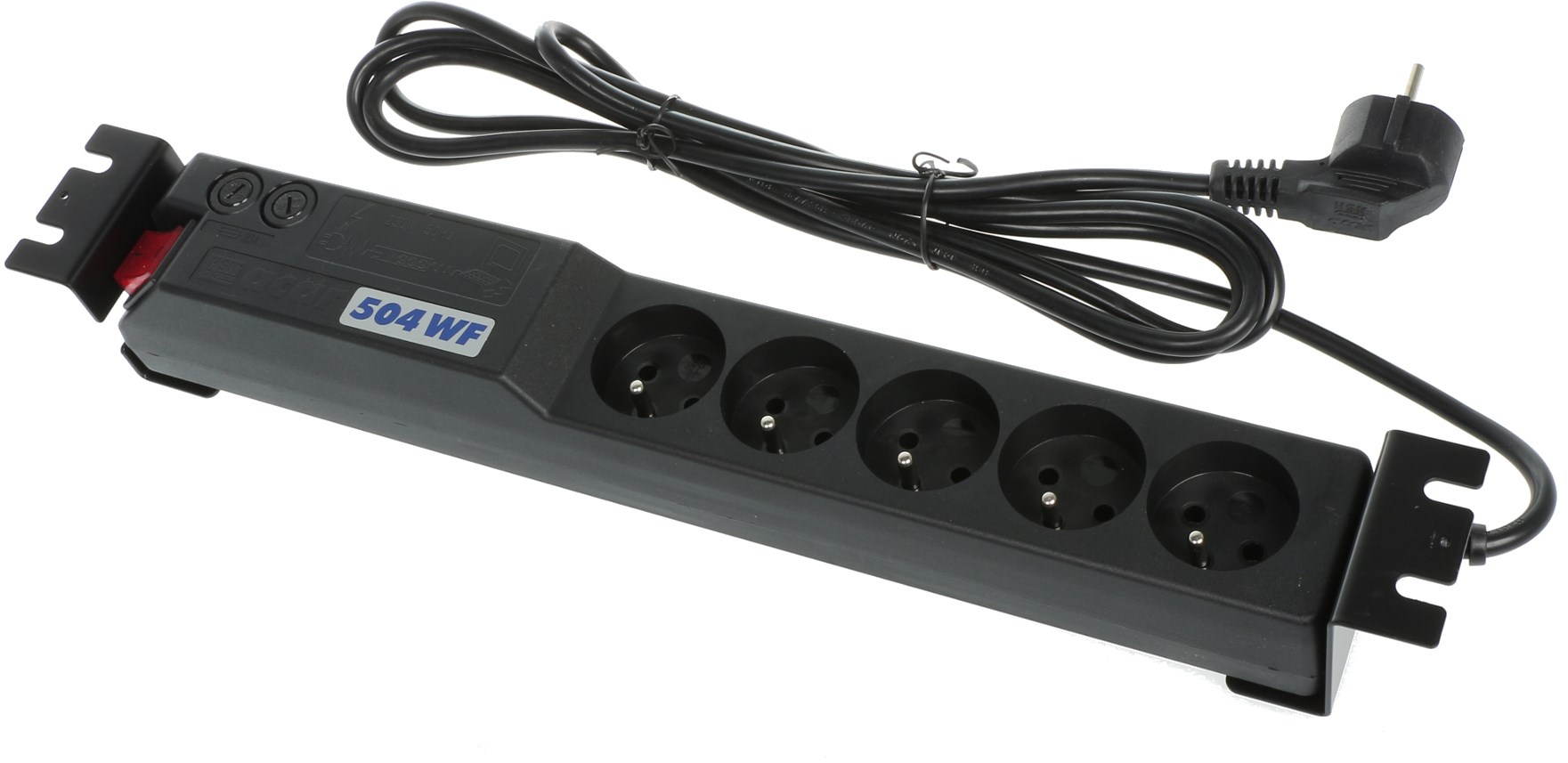 Rozvodný panel ACAR 19" 1.5U čierny