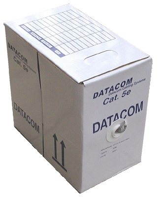 Datacom, drôt, CAT5E, UTP, LSOH, 305 m/box