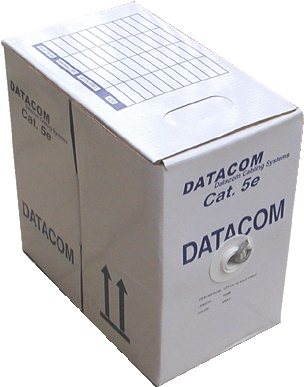 Datacom, drôt, CAT5E, UTP, vonkajší, 305 m/box