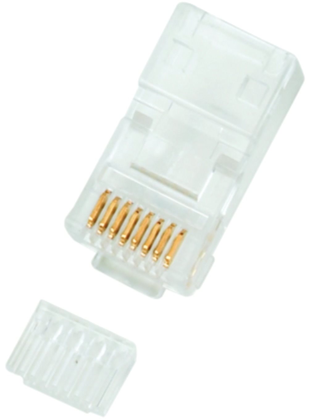10-pack, Datacom, RJ45, CAT6, UTP, 8p8c, netienený, skladaný, na drôt