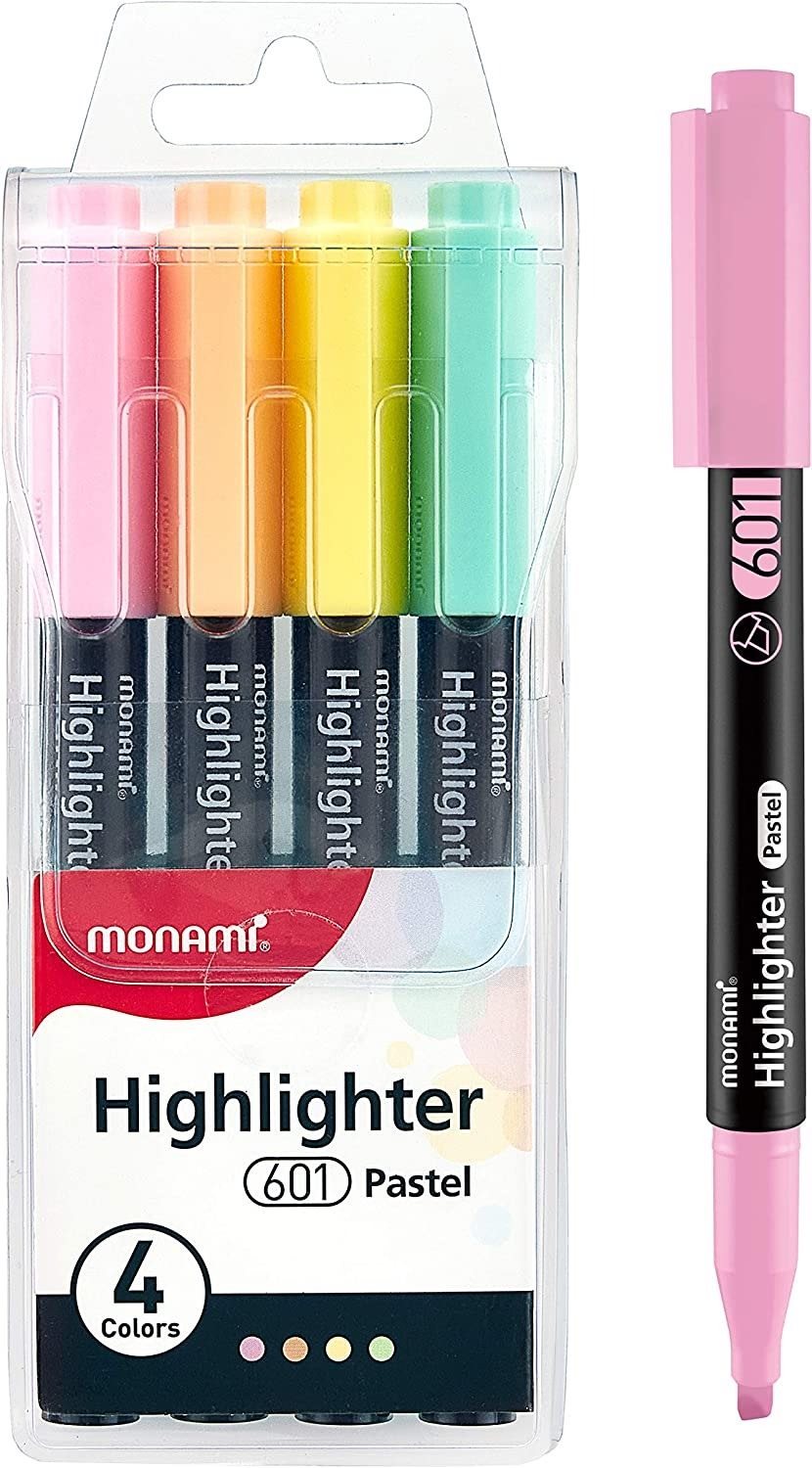 MONAMI 601 – 4, pastelové, sada 4 ks