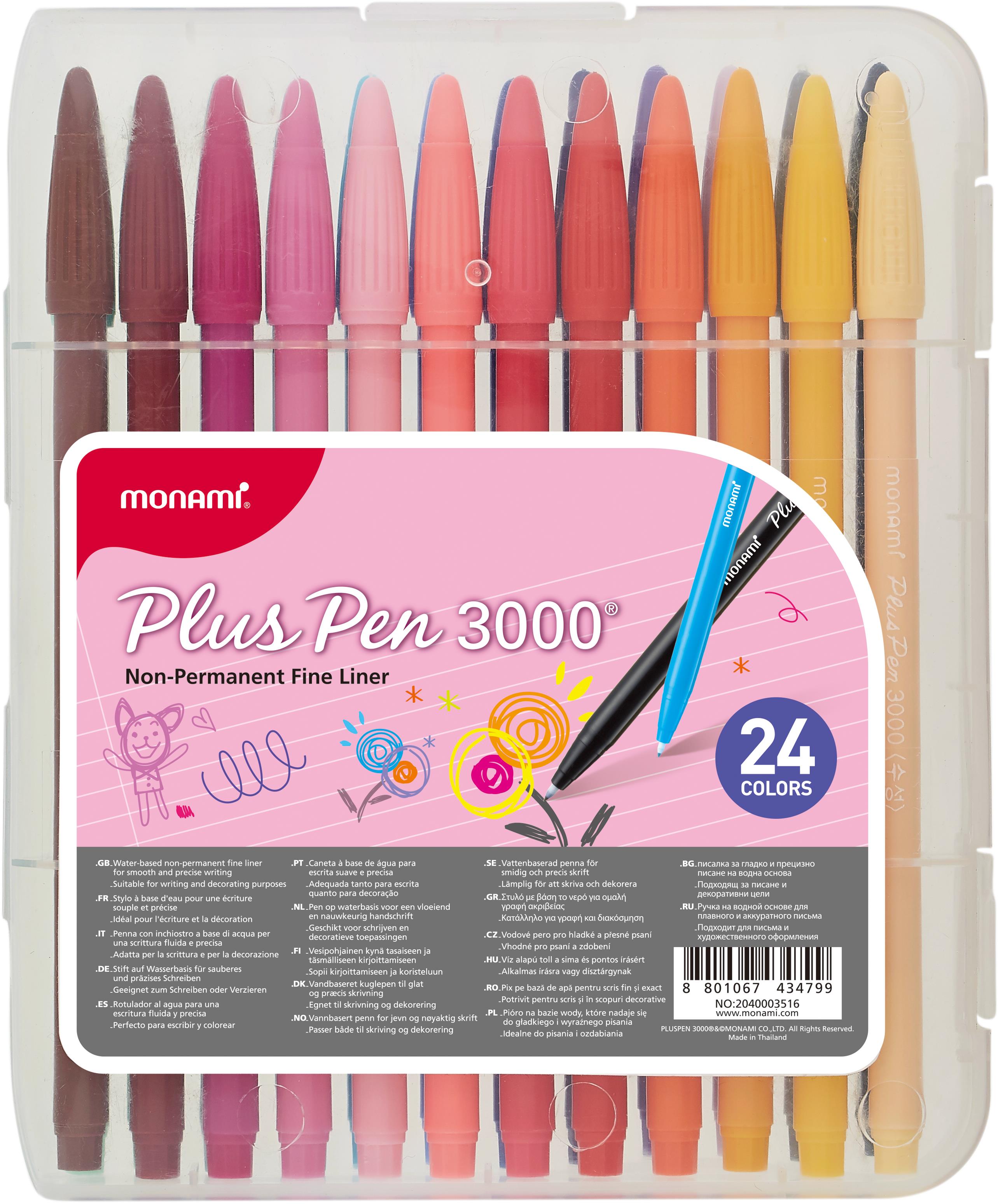 MONAMI Plus Pen 3000 24 ks