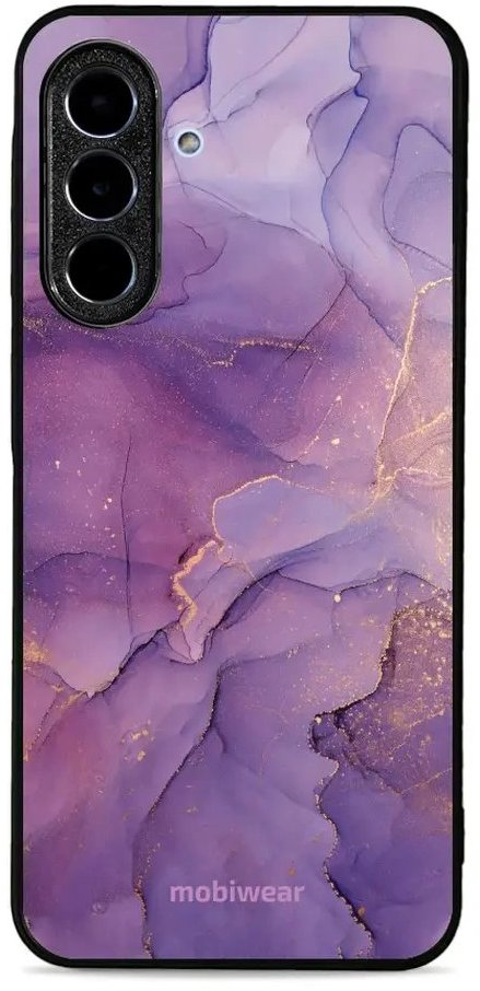 Mobiwear Glossy lesklý pre Samsung Galaxy A36 - Fialový mramor