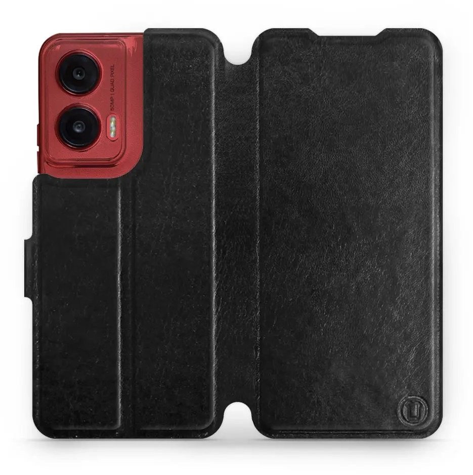 Mobiwear flip knižkové pre Motorola Moto G35 - Čierne
