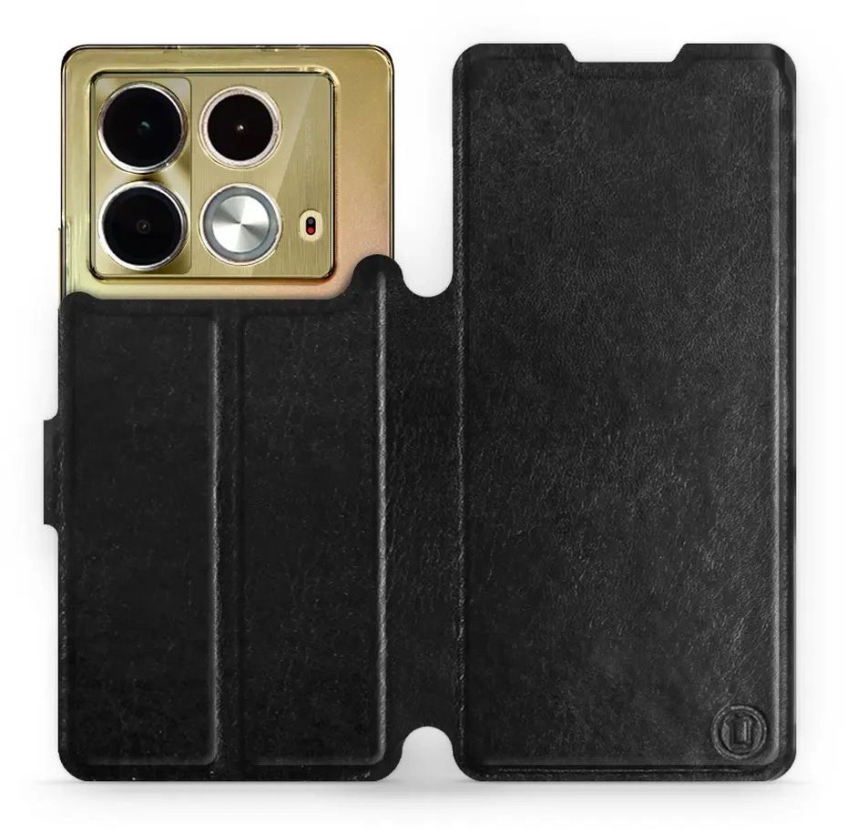 Mobiwear flip knižkové pre Infinix Note 40 - Čierne